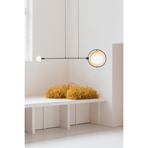 Okkersárga-fekete LED dimmelhető függőlámpa Sirius – Zuiver-image-2