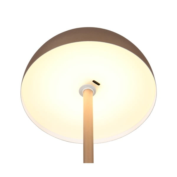 Bronzszínű LED asztali lámpa fém búrával (magasság 21 cm) Munoz – Trio-image-4