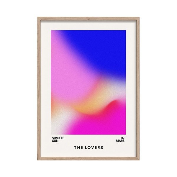 Nyomtatott keretezett kép 50x70 cm Love Flow – Styler