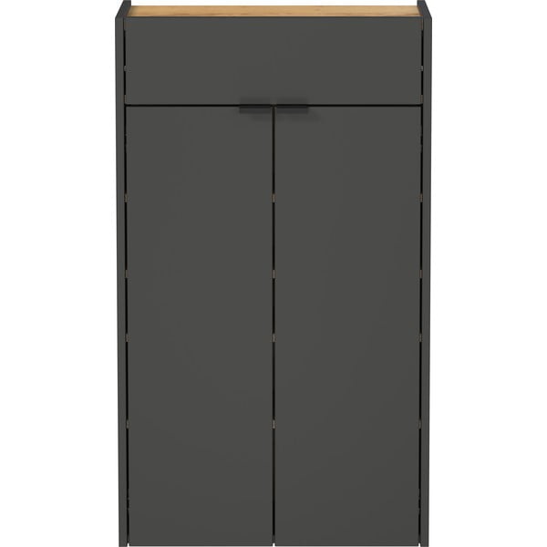 Antracitszürke szekrény 56x97x22 cm Ameca – Germania-image-2