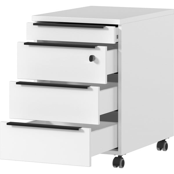 Fehér zárható szekrény 42x63 cm Mailand – Germania-image-2