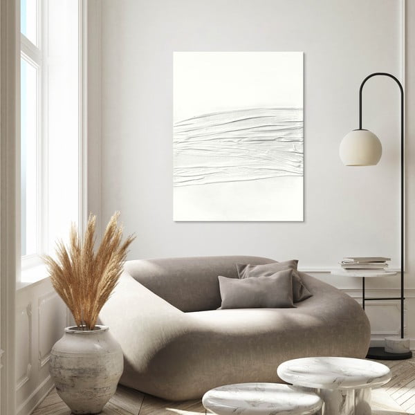 Kézzel festett kép 90x118 cm White Passion – Malerifabrikken-image-1