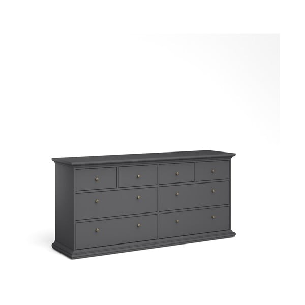 Szürke alacsony komód 183x87 cm Paris – Tvilum-image-4