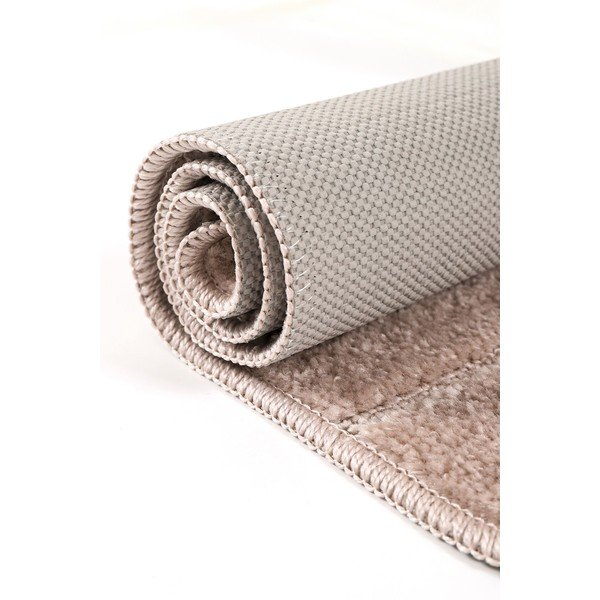 Barna fürdőszobai kilépő szett 2 db-os 50x80 cm Yeni Cizgli – Foutastic-image-4