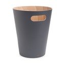 Sötétszürke irodai szemetes 7,5 l Woodrow – Umbra