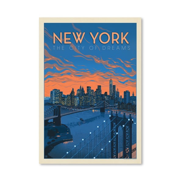 City of Dreams poszter, 42 x 30 cm - Americanflat