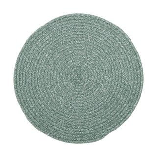 Zöld pamutkeverék tányéralátét, ø 38 cm - Tiseco Home Studio