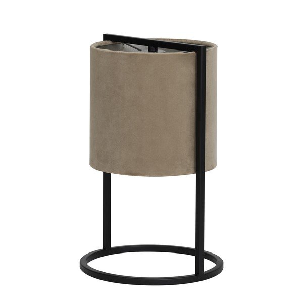 Fekete-bézs asztali lámpa (magasság 35 cm) Santos – Light & Living-image-2