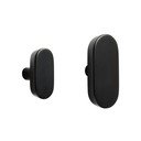 Fekete fali bükkfa akasztó szett 2 db-os Arely – Kave Home