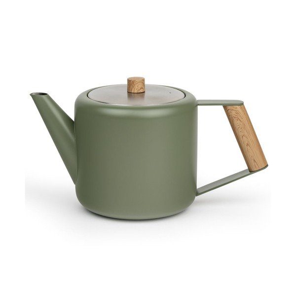 Zöld rozsdamentes acél teáskanna 1,1 l Duet Boston – Bredemeijer