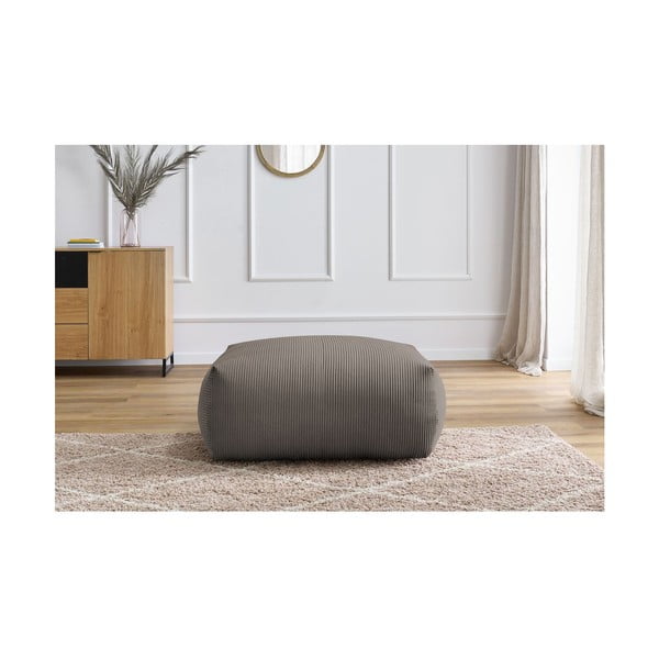 Szürkésbarna kordbársony lábtartó Voltaire – Bobochic Paris-image-4