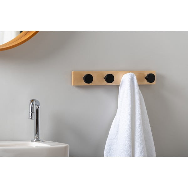 Fekete borovi fenyő fali fogas  Knobs – PT LIVING-image-1