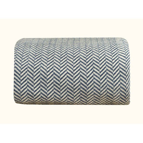 Fehér-sötétkék ágytakaró franciaágyra 200x220 cm Twin – Oyo Concept-image-3