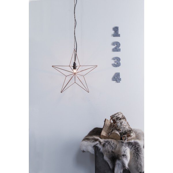 Tjusa rézszínű, függő világító dekoráció, ø 43 cm- Markslöjd-image-3