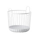 Inu fehér fém tárolókosár, ø 40,6 cm - Zone