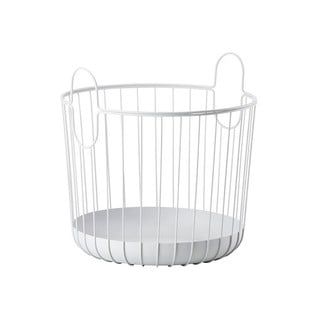 Inu fehér fém tárolókosár, ø 40,6 cm - Zone