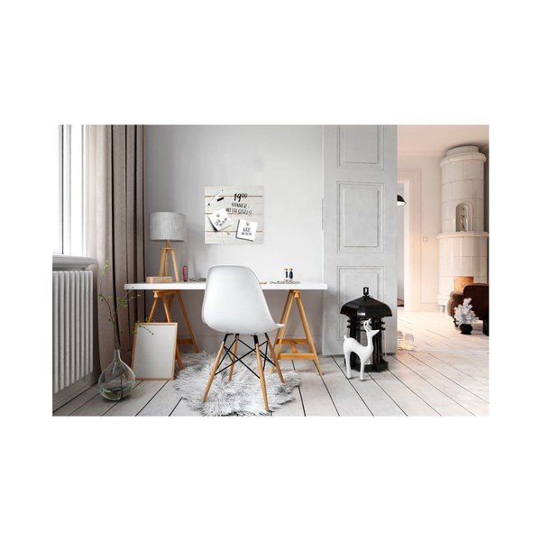 Shabby S mágneses tábla, 30 x 30 cm - Styler-image-2