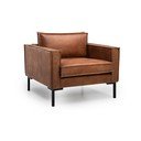 Rate barna műbőr fotel - Scandic