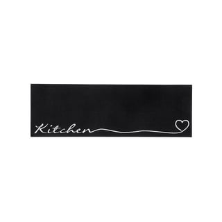 Kitchen fekete futószőnyeg, 50 x 150 cm - Zala Living