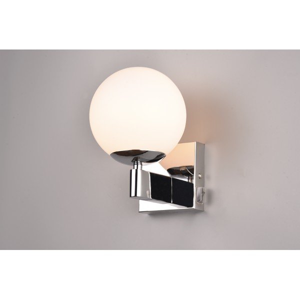 Ezüstszínű fali lámpa ø 14 cm Kula – Trio-image-2