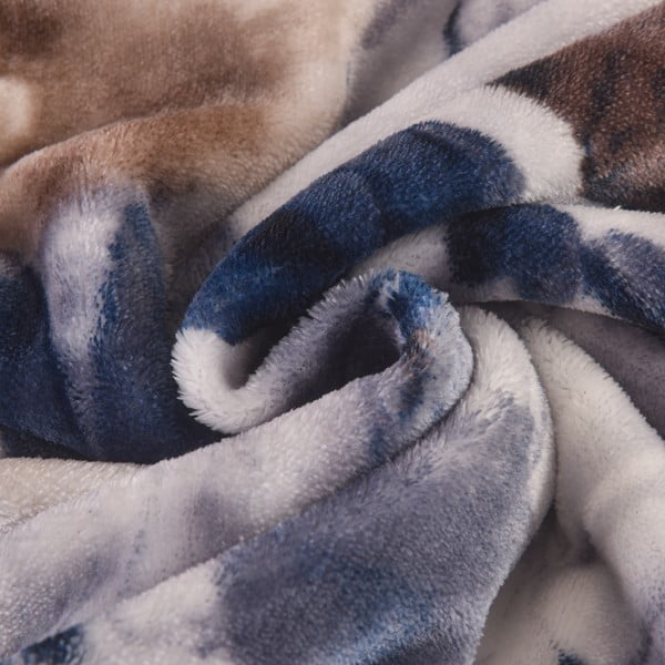 Lila egyszemélyes mikroplüss ágyneműhuzat 140x200 cm Riana – My House-image-1