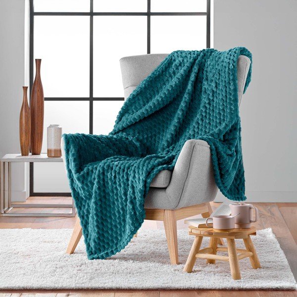 Kék mikroflanel takaró 125x150 cm Mini Frosty – douceur d'intérieur-image-2