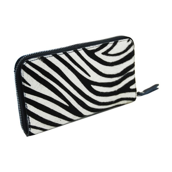 Zebra mintás pénztárca bőrből - Andrea Cardone