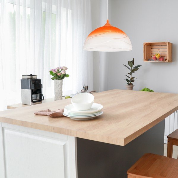 Narancssárga függőlámpa ø 30 cm Sfera – LAMKUR-image-3