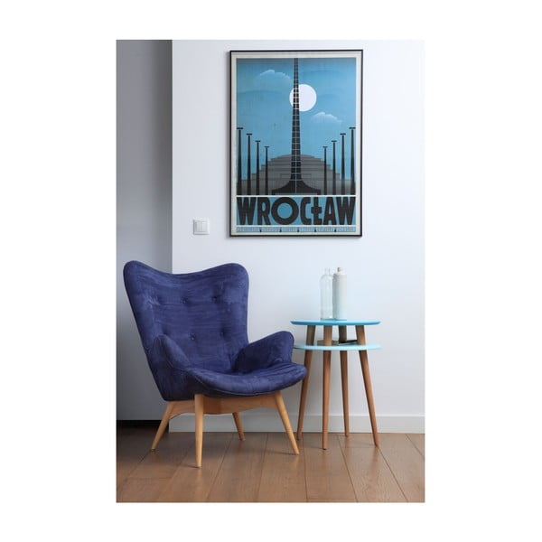 UFO világosszürke tárolóasztal, ⌀ 45 cm - Ragaba-image-3