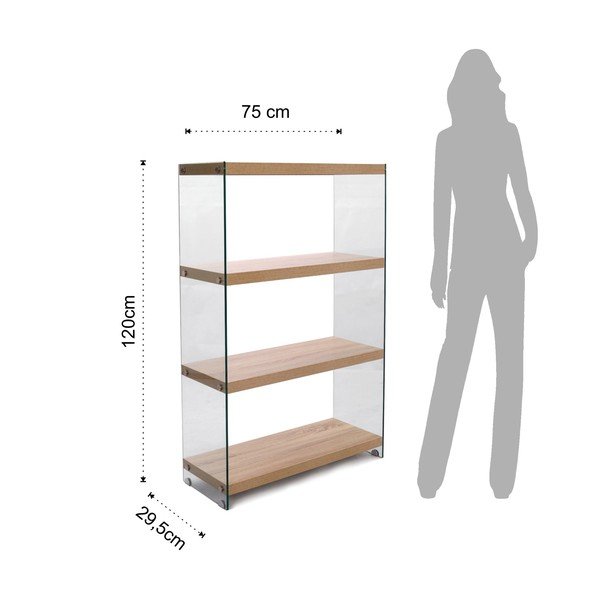 Nancy könyvespolc, magasság 120 cm - Tomasucci-image-2