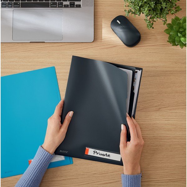 Cosy szürke rendszerezős irodai mappa, A4 - Leitz-image-1