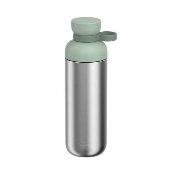 Ezüstszínű-zsályaszínű rozsdamentes acél ivópalack 700 ml Vita – Mepal