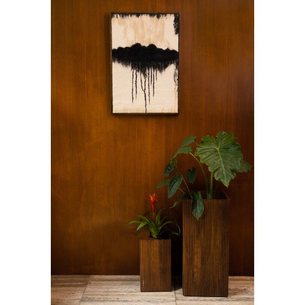 Fa virágtartó állvány szett 2 db-os (magasság 80 cm) Ribble – Dutchbone-image-1