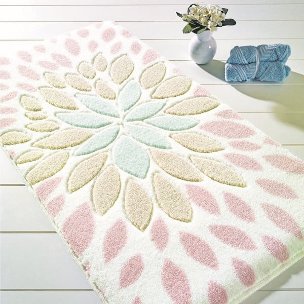 Bathmats Essence rózsaszín fürdőszobai szőnyeg, 80 x 140 cm - Confetti