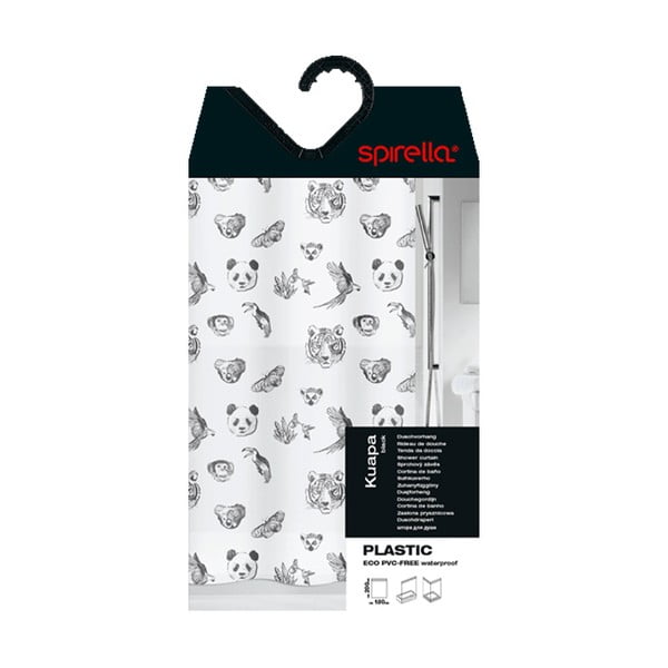 Zuhanyfüggöny 180x200 cm Kuapa – Spirella-image-2