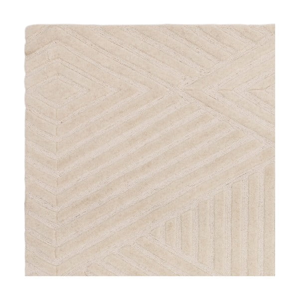 Krémszínű gyapjú szőnyeg 200x290 cm Hague – Asiatic Carpets-image-4