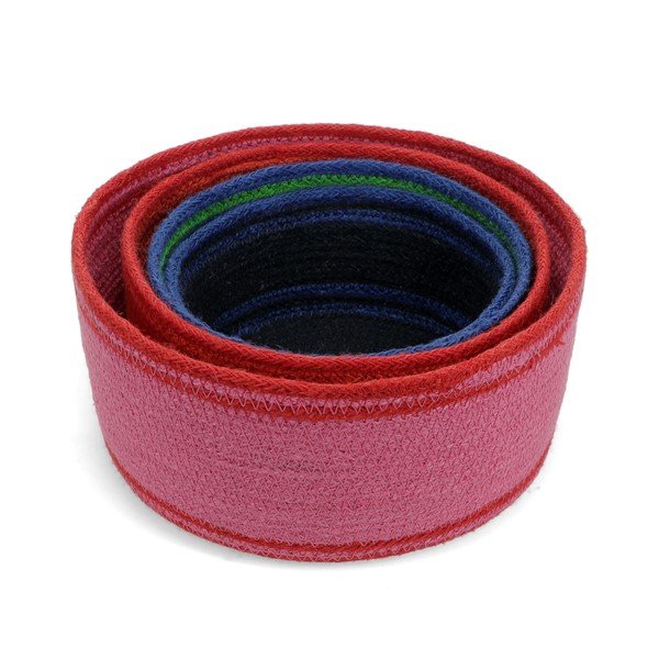 Juta tárolókosár szett 4 db-os ø 23x11 cm – Rex London-image-2