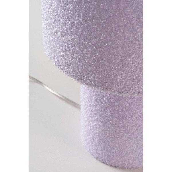 Levendula színű textil asztali lámpa (magasság 44 cm) Aubra – Jotex-image-4