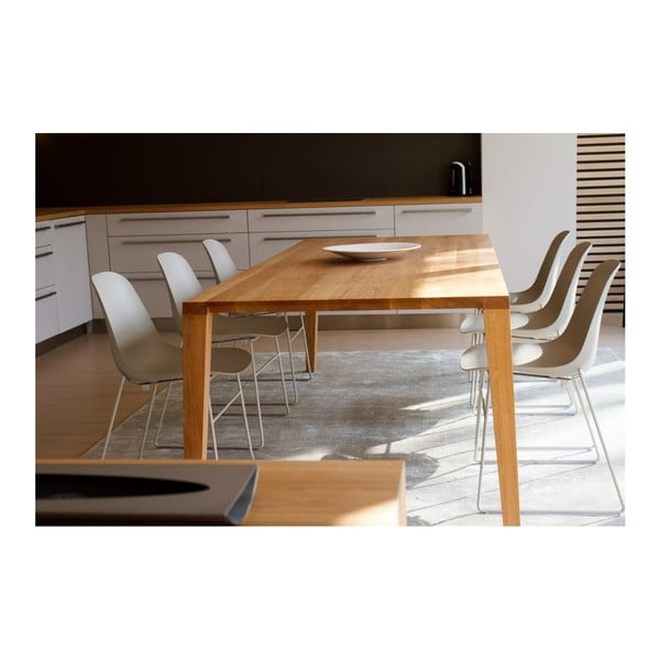 Ka tömör tölgyfa étkezőasztal, 220 cm - Javorina-image-4