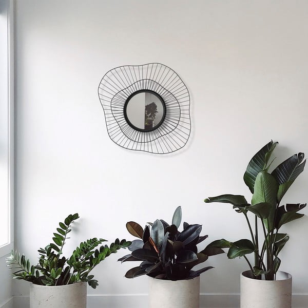 Fali tükör 69x60 cm Flora – Wallity-image-1