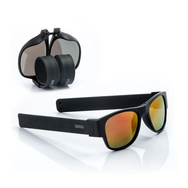 Sunfold ES2 fekete-narancssárga összecsukható napszemüveg - InnovaGoods