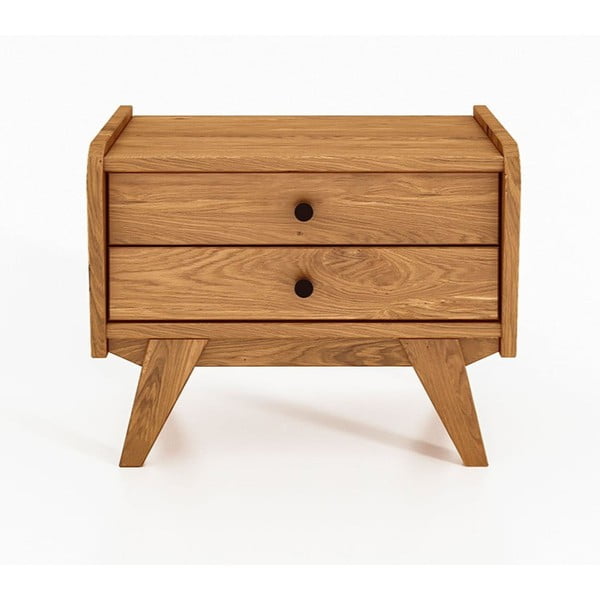 Tölgyfa éjjeliszekrény Retro 1 - The Beds-image-2