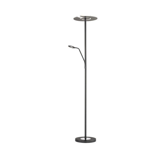 Fekete LED dimmelhető állólámpa (magasság 180 cm) Dent – Fischer & Honsel-image-3