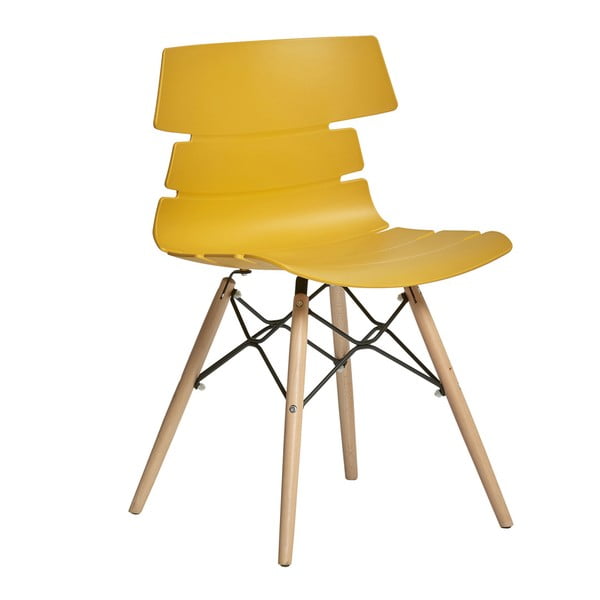 Iris 4 részes citromsárga étkezőszék szett - Marckeric-image-2