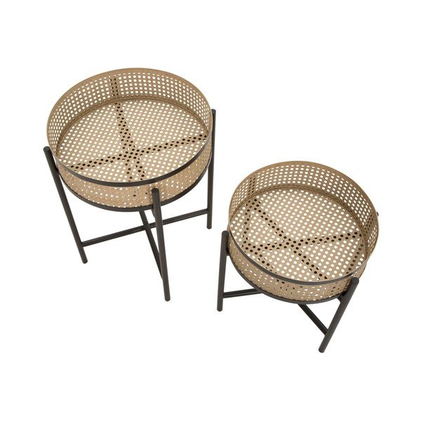 Kerek tárolóasztal szett 2 db-os ø 40 cm Fuji – Mauro Ferretti-image-3