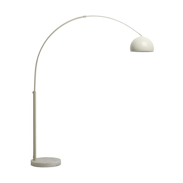 Fehér állólámpa fém búrával (magasság 160 cm) Madali – Kave Home