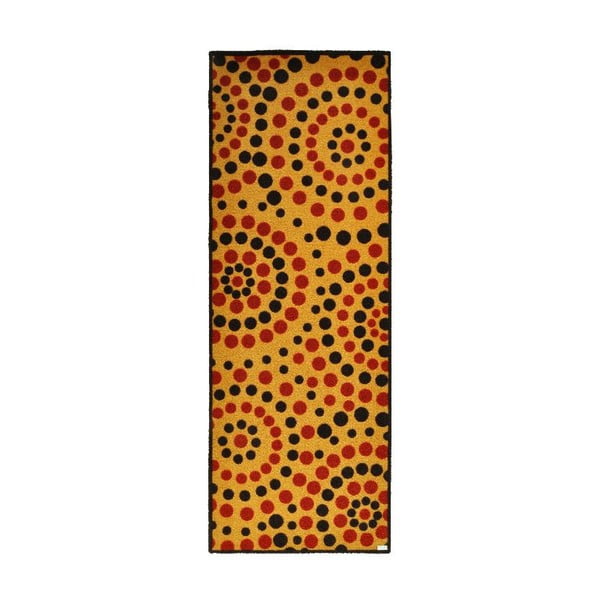 Dots Natural lábtörlő, 67 x 180 cm - Zala Living