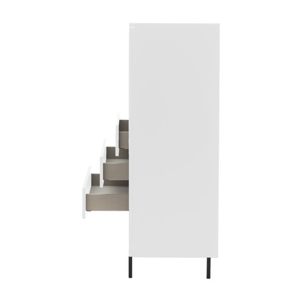 Fehér magas komód 120x133 cm Plain – Tenzo-image-4