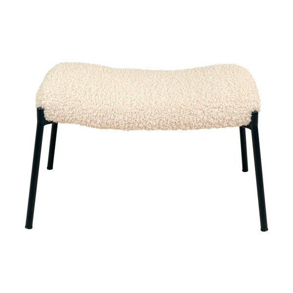 Krémszínű műszőrme lábtartó Glasgow – House Nordic