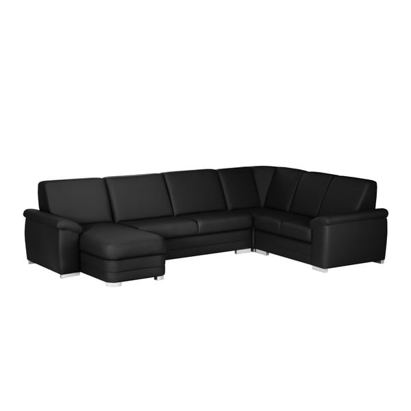 Bossi Big fekete kanapé, bal oldali kivitel - Florenzzi